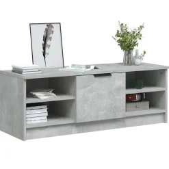 Szafka pod TV szarość betonu 102x35.5x36.5 cm