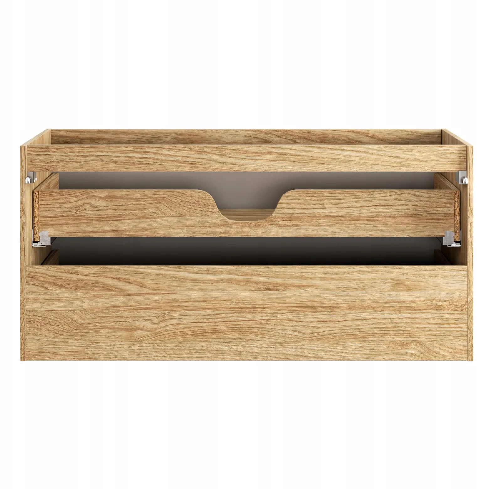 Szafka pod Umywalkę 120 cm BEŻ Wisząca FRONTY 3D OCEAN BEIGE