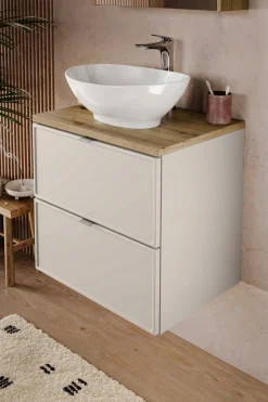 Szafka Pod Umywalkę 60 cm KASZMIR Wisząca 2 Szuflady BELLA