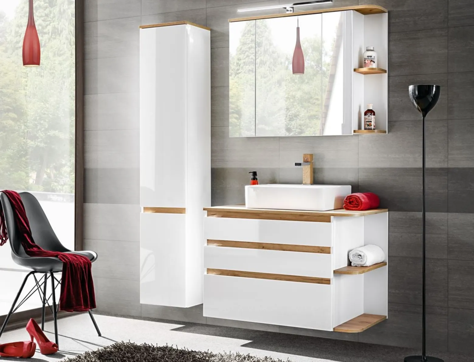 Szafka pod umywalkę 94 cm PLATINUM