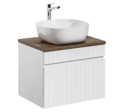 Szafka pod Umywalkę Iconic White 120cm z Blatem
