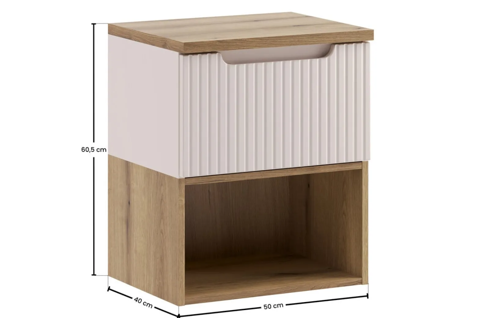 Szafka pod Umywalkę Nova Cashmere 50cm z Blatem