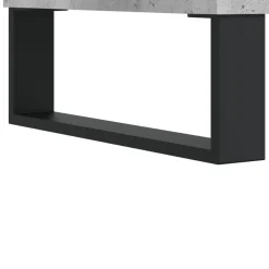 Szafka Regał Komoda Szara Beton z Drzwiami 34.5x34x180 cm do Salonu Pokoju