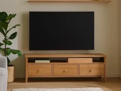 Szafka RTV 143 drewniana Colorado Gold, kolor dębowy