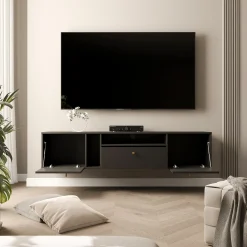 Szafka RTV FLOW nowoczesna szafka pod telewizor z wnęką