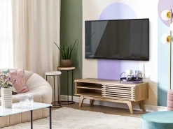 Szafka RTV komoda telewizory do 50ʺ jasny brąz
