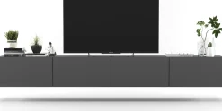 Szafka RTV Loft wisząca grafit komoda RTV Loft 240