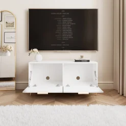 Szafka RTV na nóżkach ANGEL 100 cm z oświetleniem