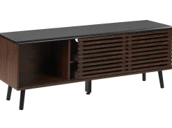Szafka RTV pod TV 140 cm ciemne drewno