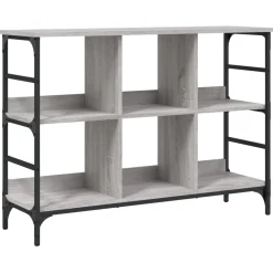 Szafka Szara Dąb Sonoma 102x32x73.5 cm do Salonu Pokoju Sypialni