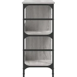 Szafka Szara Dąb Sonoma 102x32x73.5 cm do Salonu Pokoju Sypialni