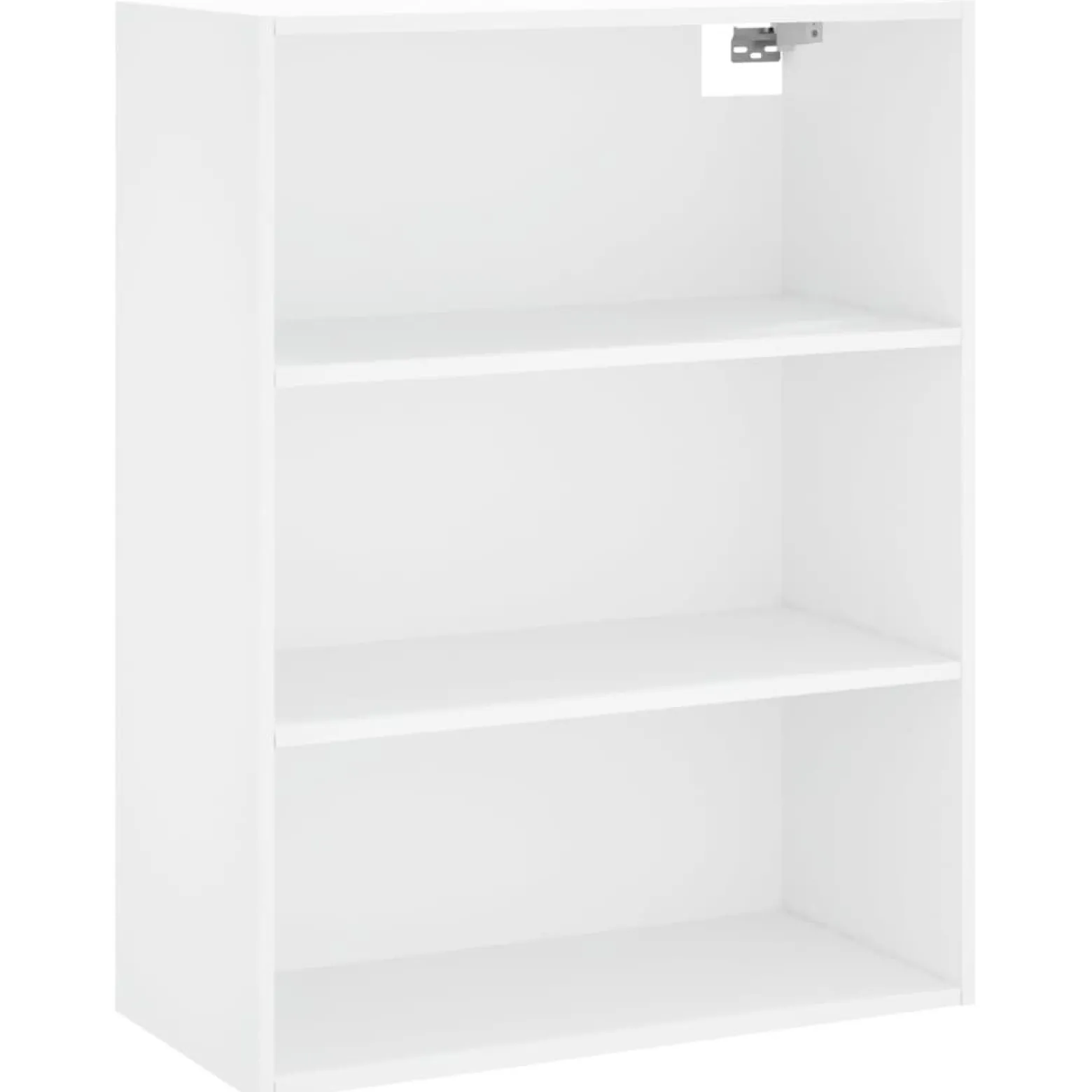 Szafka Witrynka Biała z Drzwiami 69.5x34x180 cm do Salonu Pokoju