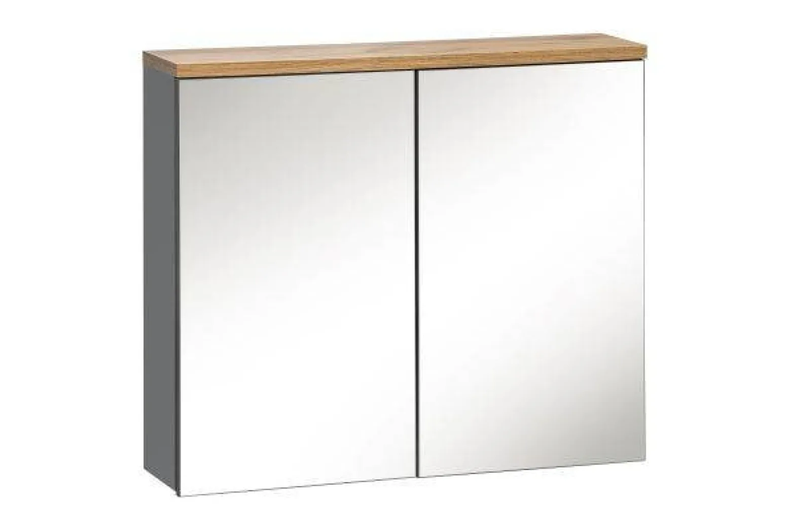 Szafka z lustrem 60 cm Bali szary