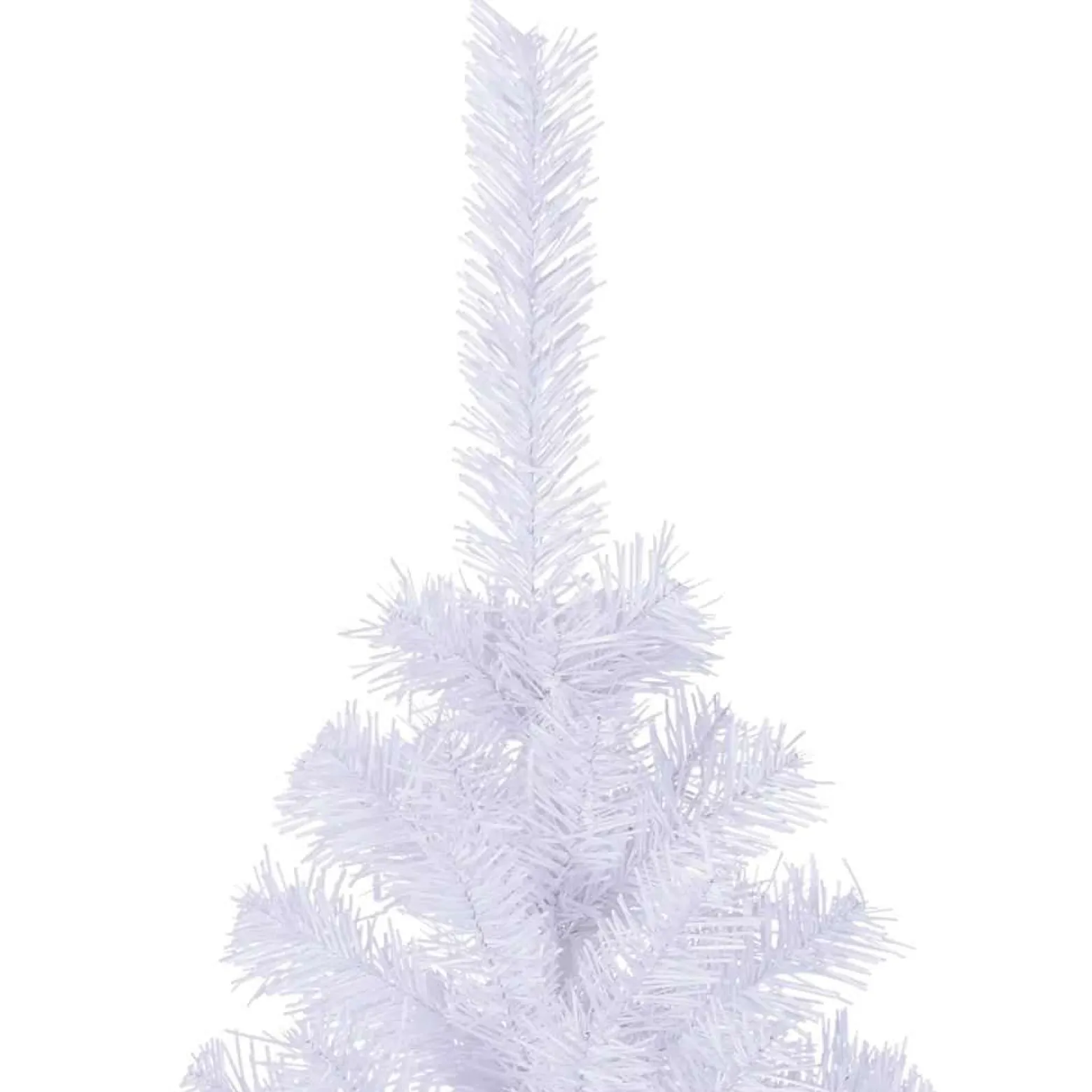 Sztuczna choinka Biały 240 x 120 cm vidaXL