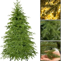 Sztuczna choinka 120 cm premium świerk naturalny PE