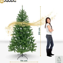 Sztuczna Choinka Klasyczne Gęste Drzewko 210cm