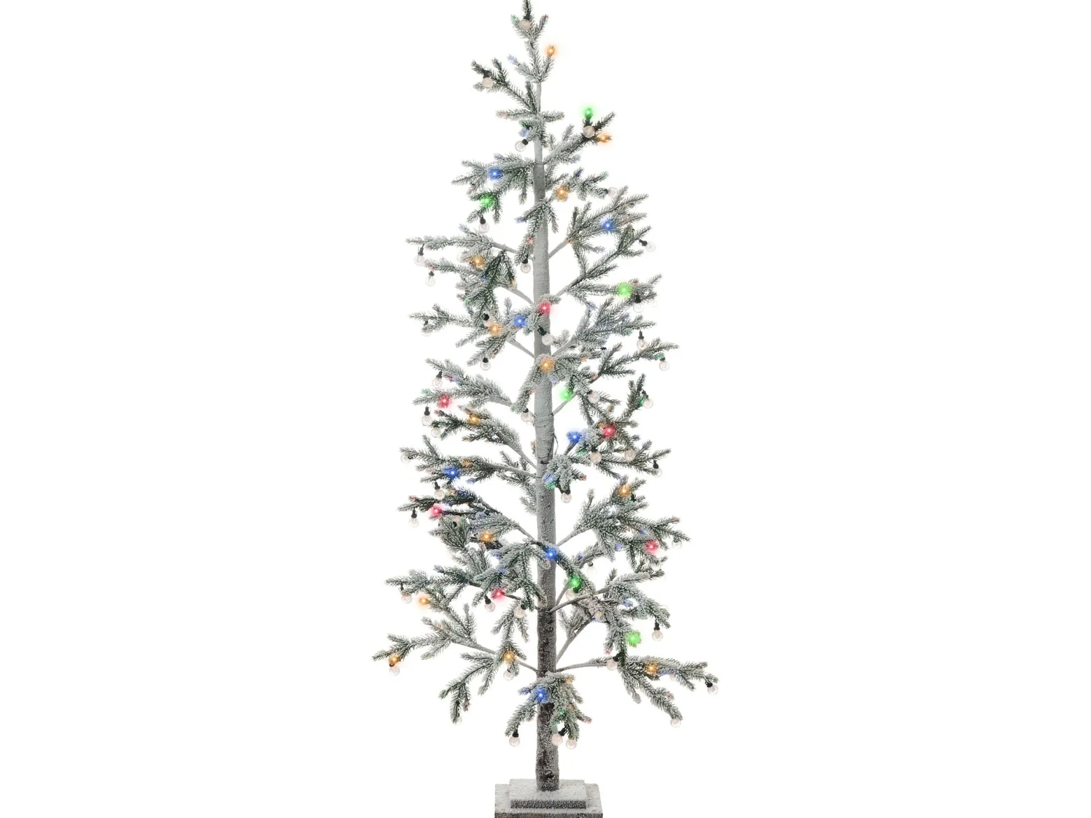 Sztuczna choinka ośnieżona z LED 180 cm
