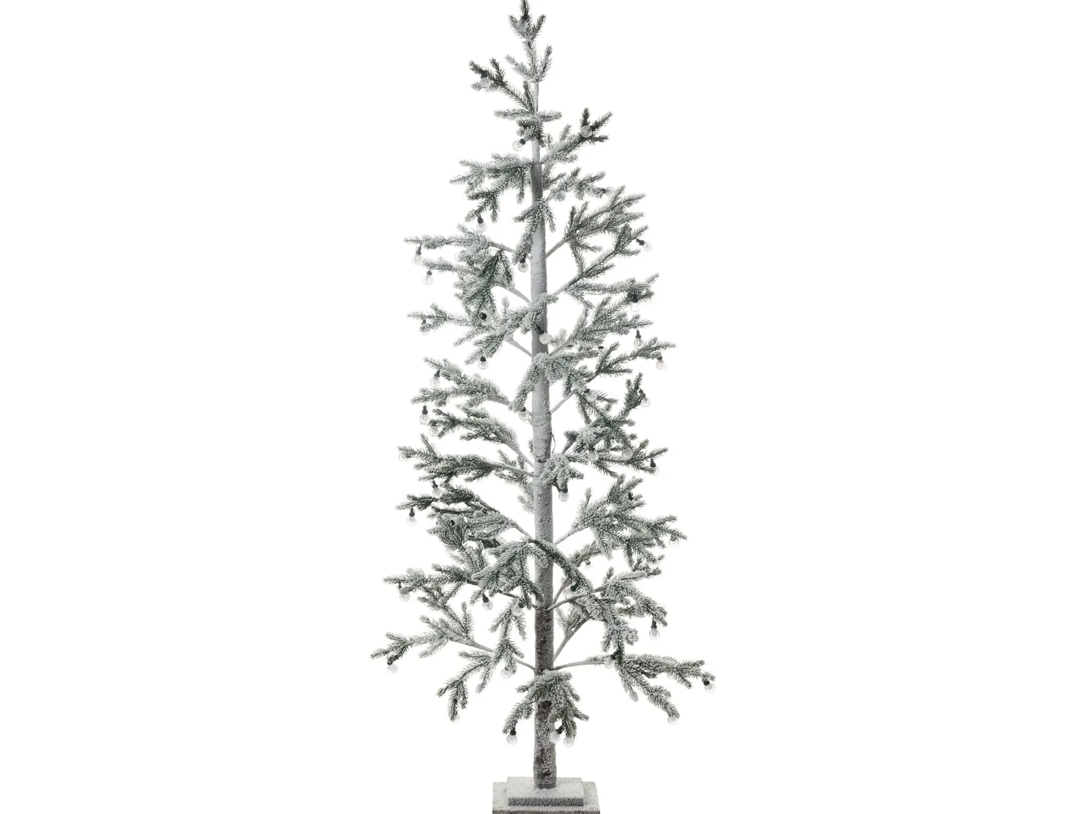 Sztuczna choinka ośnieżona z LED 180 cm