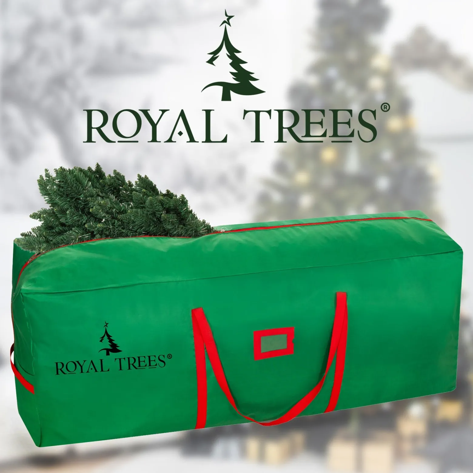 Sztuczna choinka sosna leśna 220 cm Royal Trees premium drewnian stojakiem