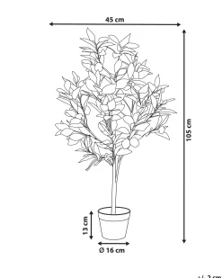 Sztuczna roślina cytryna w doniczce 105 cm