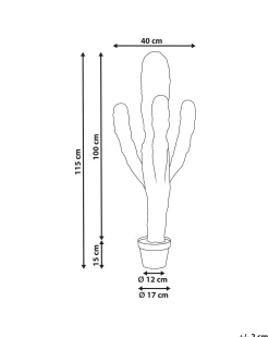 Sztuczna roślina w doniczce 115 cm kaktus