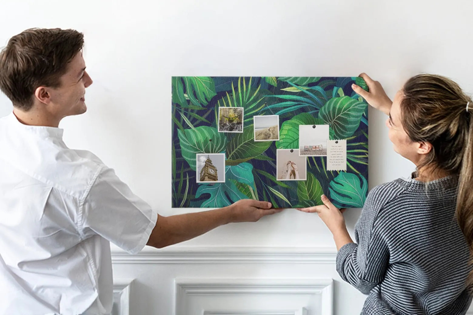 Tablica korkowa z nadrukiem planer + pinezki Organizer
