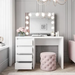 Toaletka kosmetyczna z lustrem GLAMOUR ESCADO ELITE PUSH