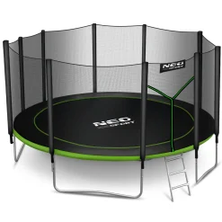 Trampolina ogrodowa z siatką zewnętrzną Neo-Sport 465cm 15ft