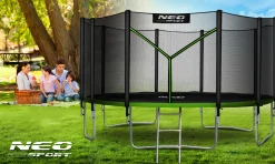 Trampolina ogrodowa z siatką zewnętrzną Neo-Sport 465cm 15ft