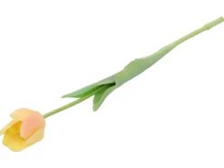 Tulipan pojedynczy 44 cm gumowany żółty