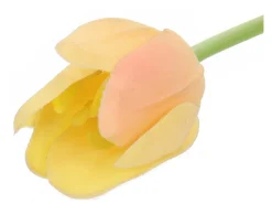 Tulipan pojedynczy 44 cm gumowany żółty