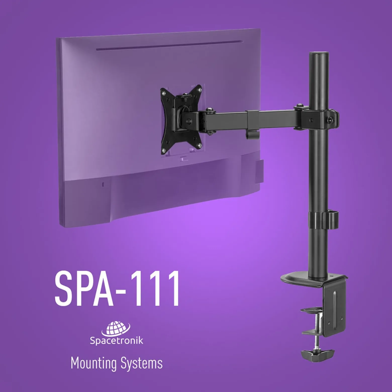 Uchwyt monitora do biurka Spacetronik SPA-111