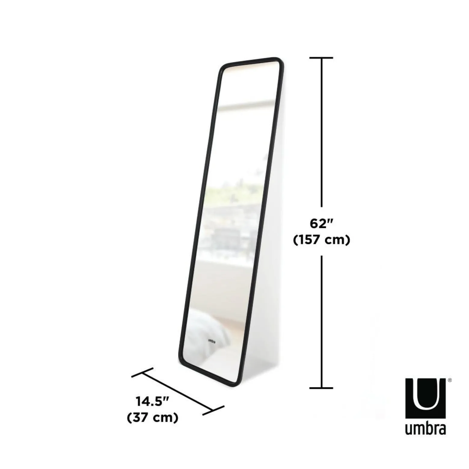 UMBRA lustro ścienne HUB czarne
