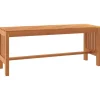 VidaXL ławka ogrodowa Brąz 110 x 35 x 45 cm Drewno