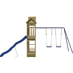 VidaXL ogrodowy plac zabaw Brąz Impregnowane drewno