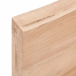 VidaXL Półka brązowa 220x50x(2-6) cm lakierowane