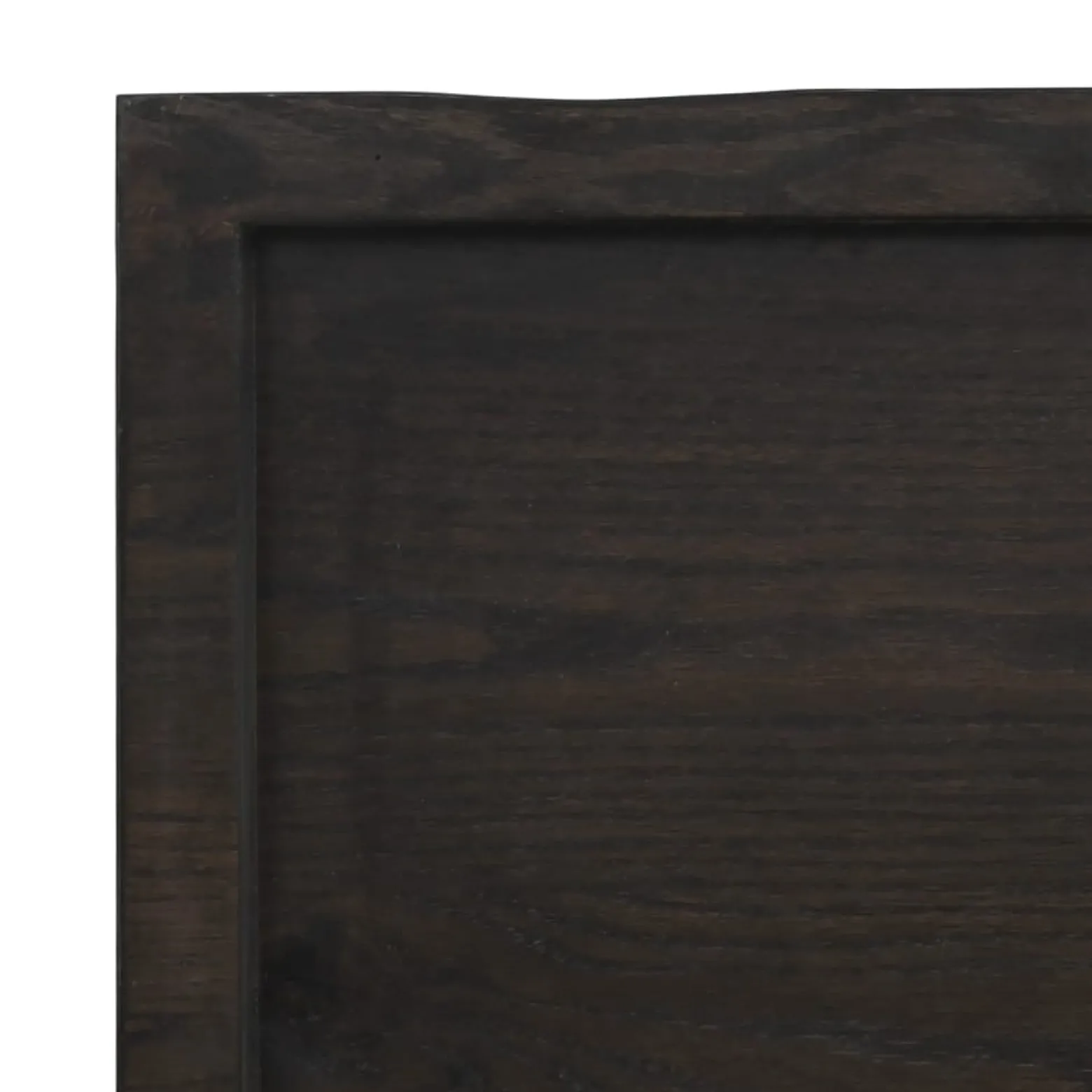 VidaXL Półka ciemnobrązowa 120x40x(2-6) cm wykończone