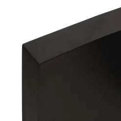 VidaXL Półka ciemnobrązowa 120x40x(2-6) cm wykończone