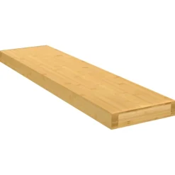 VidaXL Półka ścienna 80x20x4 cm bambusowa