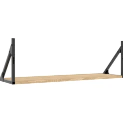 VidaXL Półki ścienne 2 szt. 80x25x25,5 cm