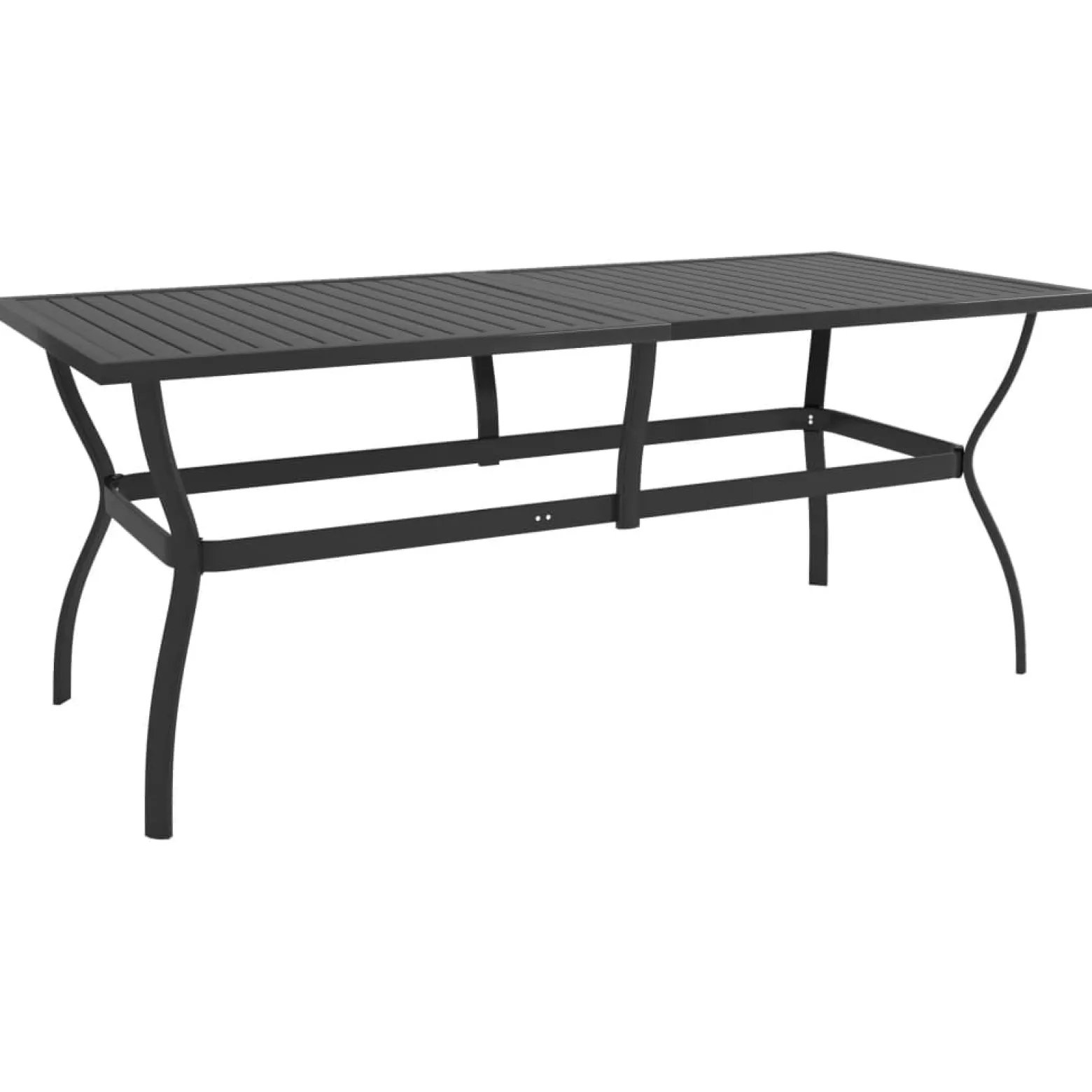 VidaXL Stół ogrodowy Antracyt 190 x 80 x 72 cm Stal