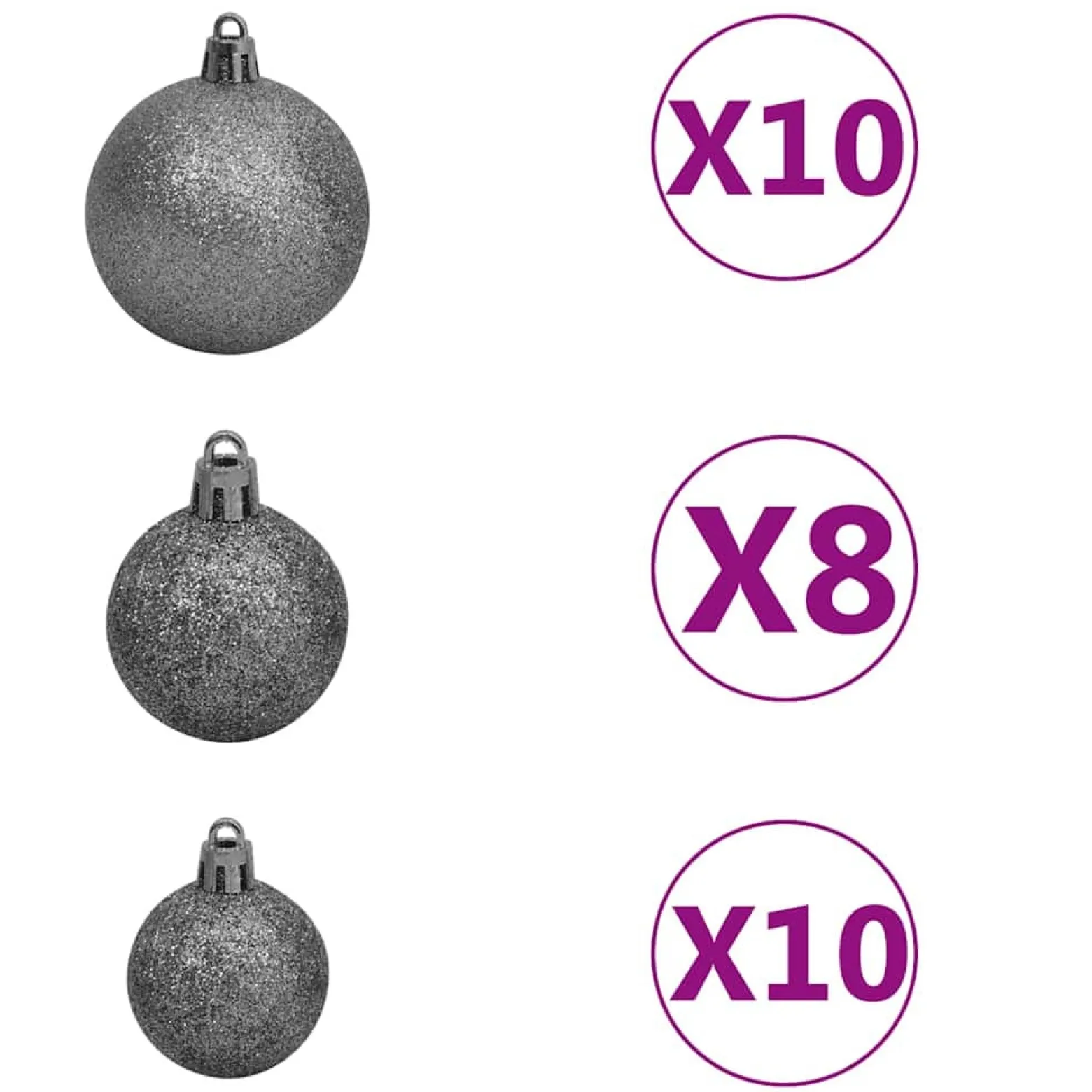 VidaXL sztuczna choinka Zielony 240 cm