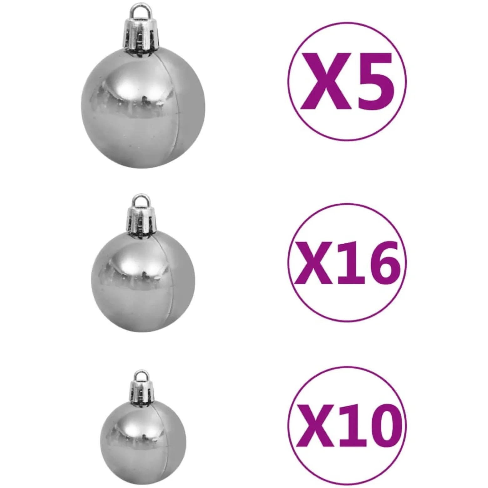 VidaXL sztuczna choinka Zielony 240 cm