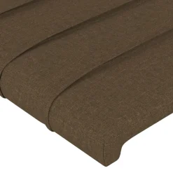 VidaXL wezgłowie Brąz 183 x 23 x 118/128 cm Tkanina