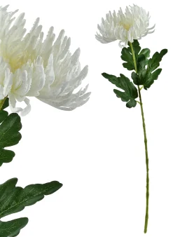 VIRIDIS Kwiat sztuczny Chryzantema gałązka 70cm