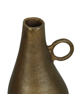 Wazon dekoracyjny mosiężne wykończenie 46 cm