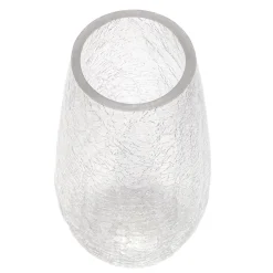 Wazon na kwiaty z motywem spękanego szkła, Ø 14 cm