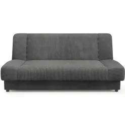Wersalka Rozkładana Sofa Z Funkcją Spania Dwuosobowa Ciemnoszary PIANO