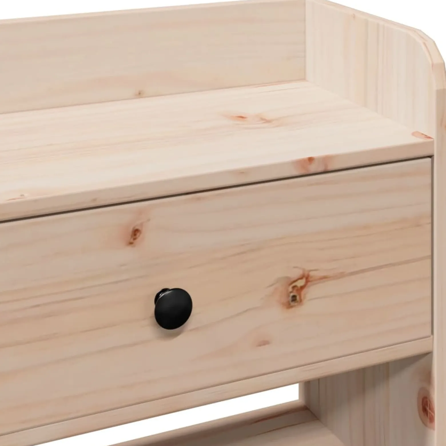Wezgłowie Brąz 75 cm Drewno sosnowe vidaXL