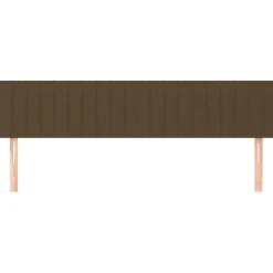 Wezgłowie Brąz 160 cm Tkanina Low vidaXL